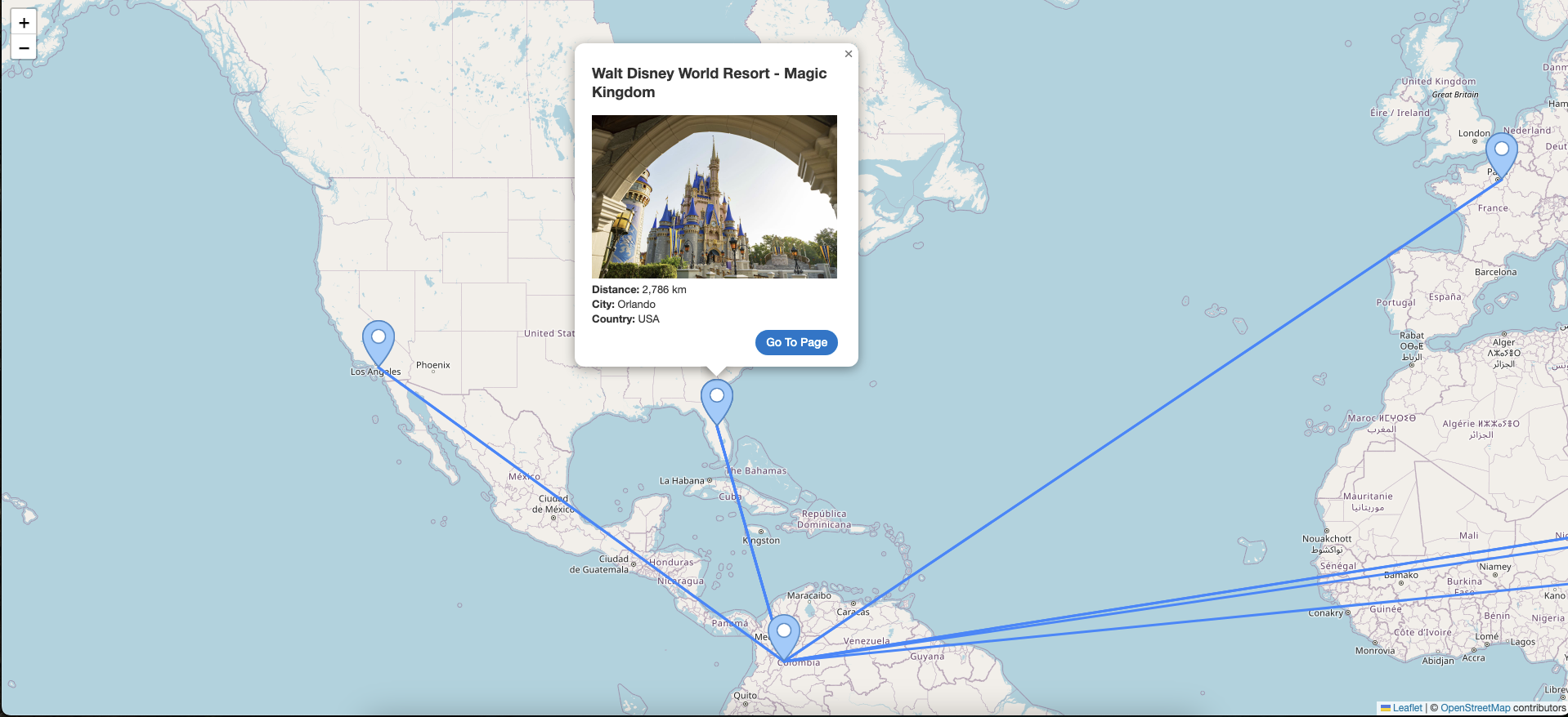 Nearby Disney